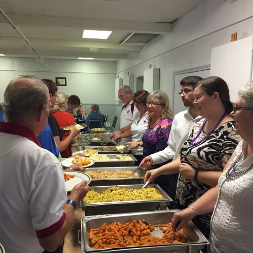 Serving dinners at the Lodge – Copy Serving dinners at the Lodge - Copy